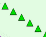 Green arrows signifying a path is scheduled for annual clearance