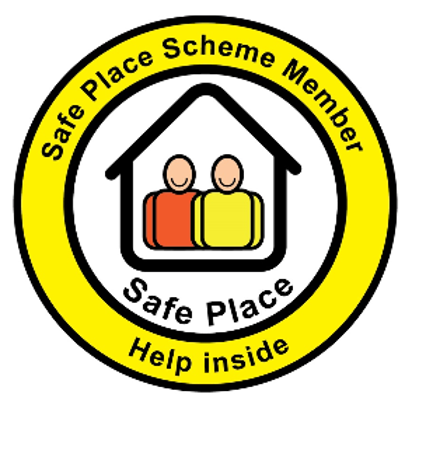 The Safe Place Scheme membership sticker